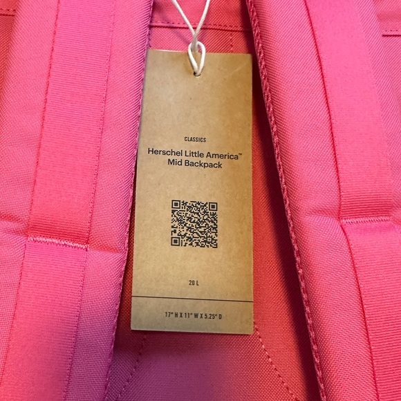 Herschel Lil America Mid. 15” laptop.hot pink - Picture 3 of 6